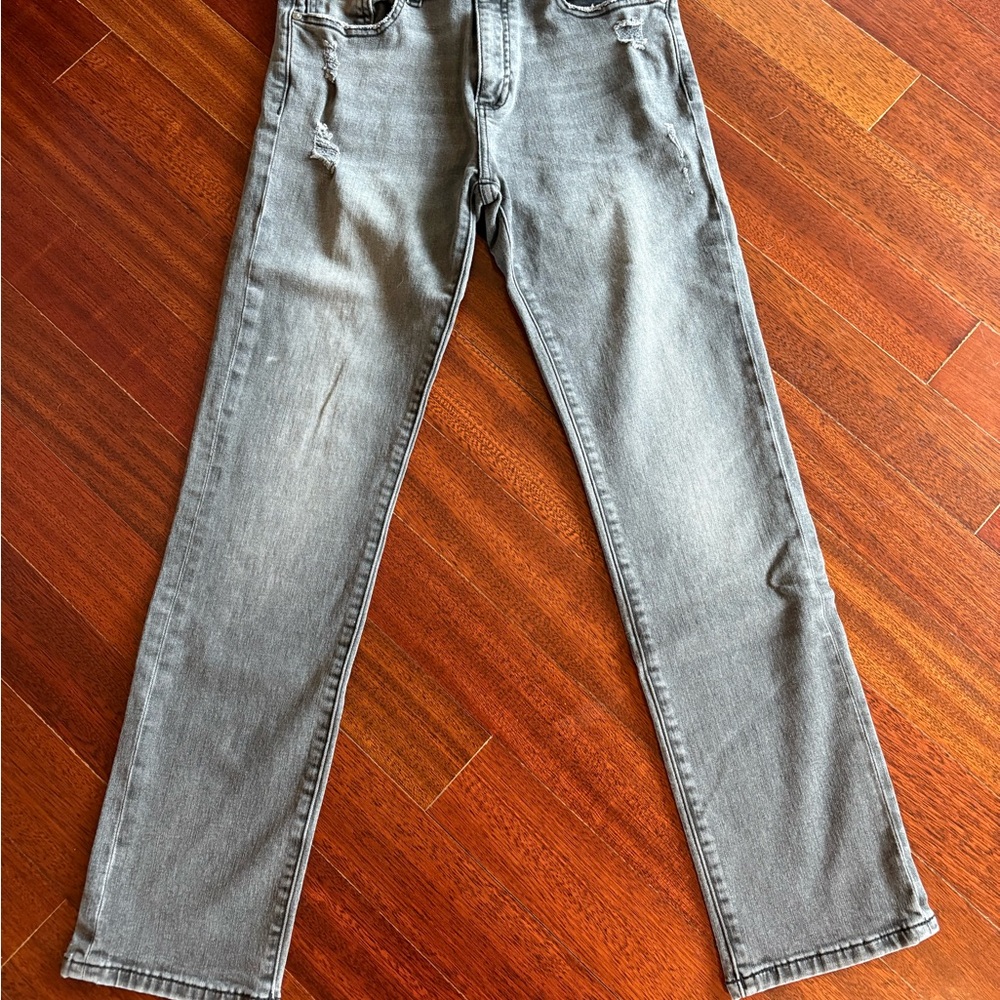 DL1961 Boy’s Light Gray Straight Jeans
